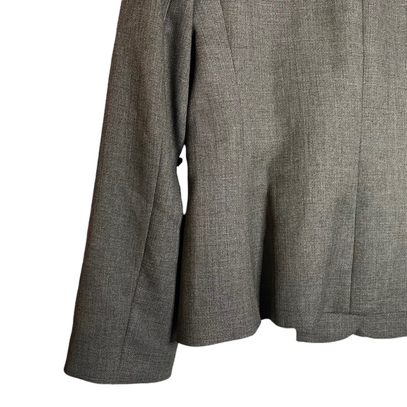 Alex Marie Dark Brown Montana Jacket Blazer Wrinkle Free Shawl Lapel 3 Button 8 - Picture 8 of 15